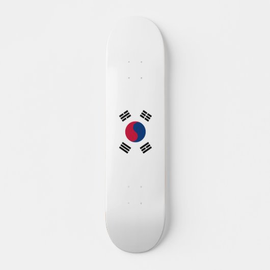 Flagge der Südkorea-Skateboard-Plattform Skateboard (Vorne)