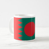 Flagge der Tasse Bangladesch (Vorderseite Links)