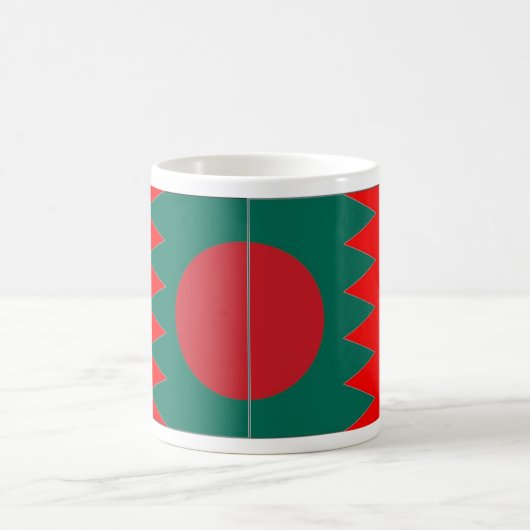 Flagge der Tasse Bangladesch (Mittel)