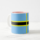 Flagge der Tasse Botswana (Vorderseite Links)
