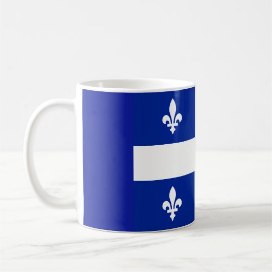 Flagge der Tasse Quebec (Links)