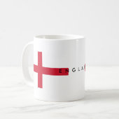Flagge der Tasse von England (Vorderseite Links)