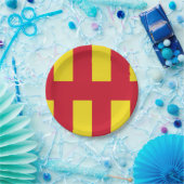 Flagge der Teller von Northumberland Paper (Party)