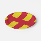 Flagge der Teller von Northumberland Paper (Schrägansicht)