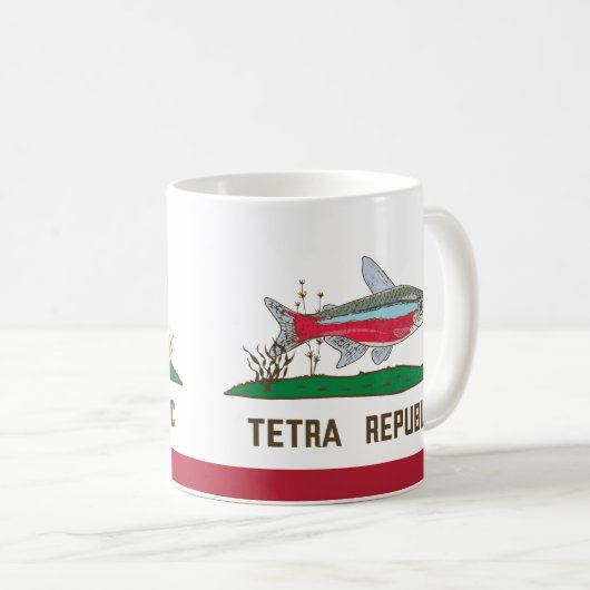 Flagge der Tetra Kaffeetasse (VorderseiteRechts)
