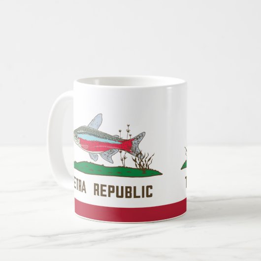 Flagge der Tetra Kaffeetasse (Vorderseite Links)