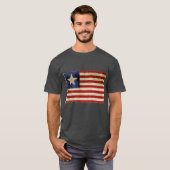 "Flagge der texanischen Marine von 1835" T-Shirt (Vorne ganz)