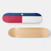 Flagge der Texas-Skateboard-Plattform Skateboard (Horizontal)