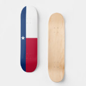 Flagge der Texas-Skateboard-Plattform Skateboard (Vorderseite)