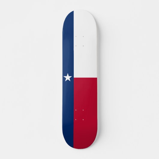Flagge der Texas-Skateboard-Plattform Skateboard (Vorne)