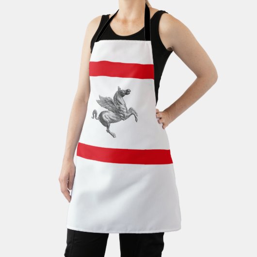 Flagge der Toskana (Italien) Schürze (InSitu)