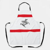 Flagge der Toskana (Italien) Schürze (Vorderseite)