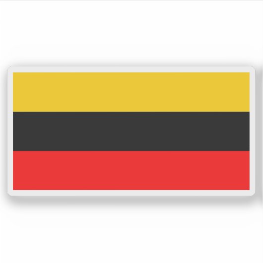 Flagge der Transkaukasischen Föderation, Armenien Aufkleber (Vorderseite)