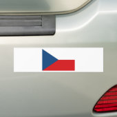 Flagge der Tschechischen Republik Autoaufkleber (Auf Auto)
