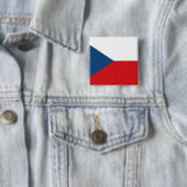 Flagge der Tschechischen Republik Button (Beispiel)