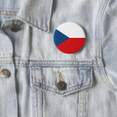 Flagge der Tschechischen Republik Button (Beispiel)