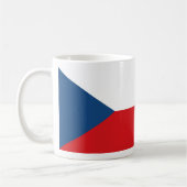 Flagge der Tschechischen Republik Kaffeetasse (Links)