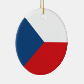 Flagge der Tschechischen Republik Keramik Ornament (Rechts)