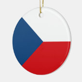 Flagge der Tschechischen Republik Keramik Ornament (Links)
