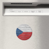 Flagge der Tschechischen Republik Magnet (In Situ (Geschirrspüler))