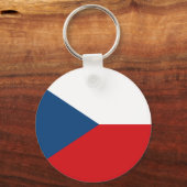 Flagge der Tschechischen Republik Schlüsselanhänger (Vorderseite)