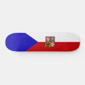 Flagge der Tschechischen Republik Skateboard (Horizontal)