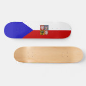 Flagge der Tschechischen Republik Skateboard (Horizontal)