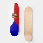 Flagge der Tschechischen Republik Skateboard (Vorderseite)
