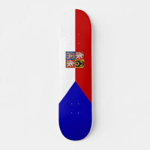 Flagge der Tschechischen Republik Skateboard