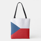 Flagge der Tschechischen Republik Tasche (Rückseite)