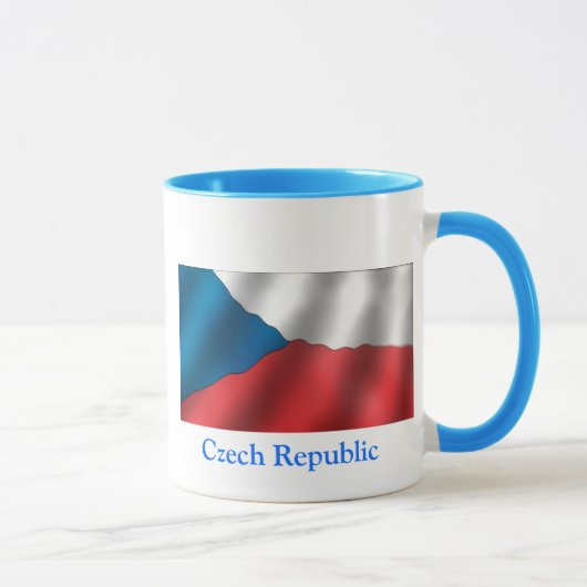 Flagge der Tschechischen Republik Tasse (Rechts)