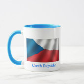 Flagge der Tschechischen Republik Tasse (Links)