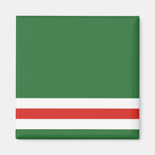 Flagge der Tschetschenischen Republik Itschkerien Magnet (Vorne)