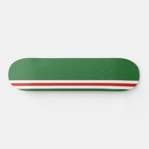 Flagge der Tschetschenischen Republik Itschkerien Skateboard