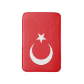 Flagge der Türkei Badematte (Vorderseite Vertikal)