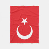 Flagge der Türkei Fleecedecke (Vorderseite)