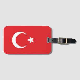 Flagge der Türkei Gepäckanhänger