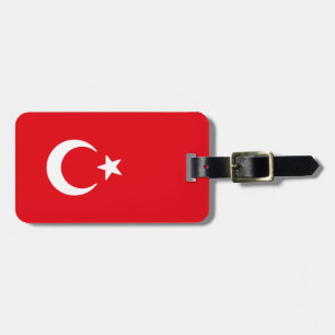 Flagge der Türkei Gepäckanhänger
