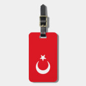 Flagge der Türkei Gepäckanhänger (Vorderseite vertikal)