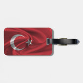 Flagge der Türkei Gepäckanhänger (Rückseite horizontal)