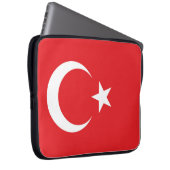 Flagge der Türkei Laptopschutzhülle (Vorne Rechts)
