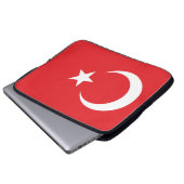 Flagge der Türkei Laptopschutzhülle (Vorne Knopf)