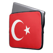 Flagge der Türkei Laptopschutzhülle (Vorderseite Links)