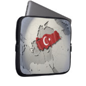 Flagge der Türkei Laptopschutzhülle (Vorne Rechts)