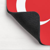 Flagge der Türkei Mousepad (Ecke)