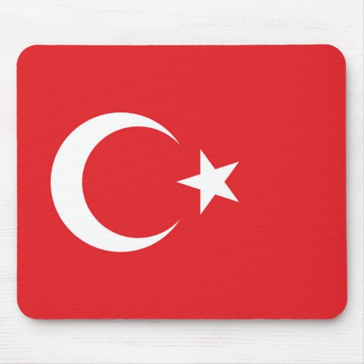 Flagge der Türkei Mousepad (Vorne)