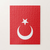 Flagge der Türkei Puzzle (Vertikal)