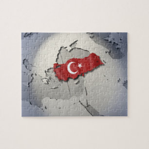 Flagge der Türkei Puzzle