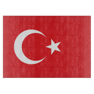 Flagge der Türkei Schneidebrett
