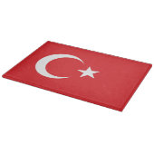 Flagge der Türkei Schneidebrett (Ecke)